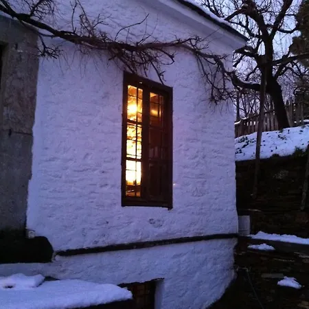 Mountain House With Fireplace In